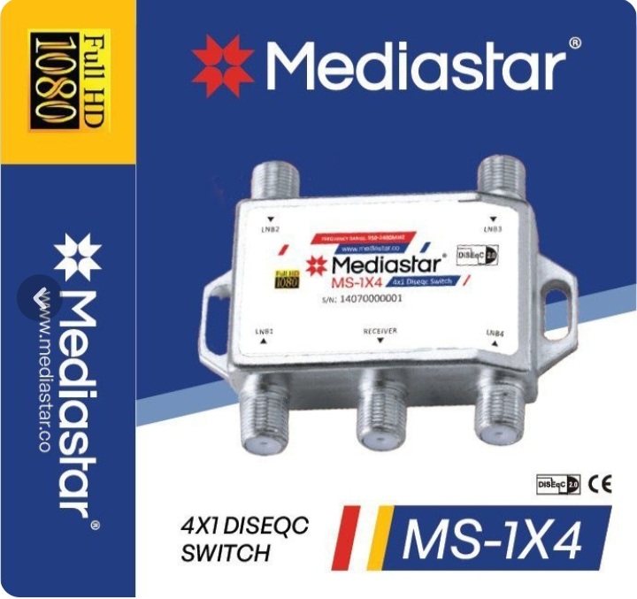 تقسیم آنتن ۱ به ۴ مدیا استار مدل MS-1X4 FULL HD